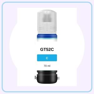 Hp Gt52C Mavi Muadil Mürekkep 70 ml