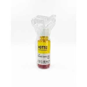 Hp Gt52Y Sarı Muadil Mürekkep 70 ml