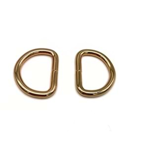 Çanta Aksesuar 3 cm Light Gold Renk Çift D Halka