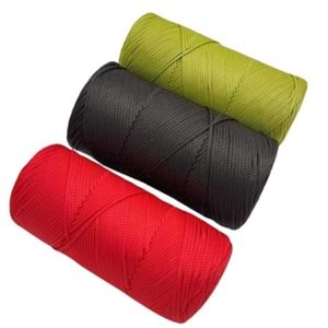 Çanta Aksesuar Polyester Makrome Set (Kırmızı, Fıstık Yeşil, Antrasit)