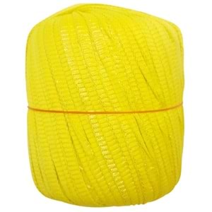 Çanta Aksesuar Pelur Lurex Simli Ribbon İp Sarı Renk