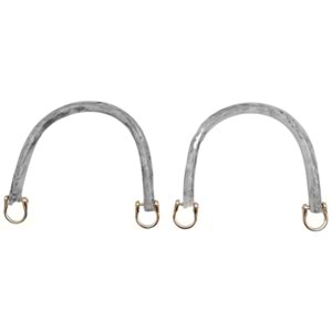 Çanta Aksesuar 16 cm Akrilik Gri Renk Çanta Tutma Sapı Light Gold Metalli