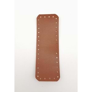 Çanta Aksesuar Suni Deri Taba Renk 12X4 cm Dikdörtgen Çanta Tabanı
