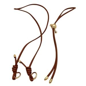 Çanta Aksesuar Düğüm Model Büzgülü Çanta Seti Taba