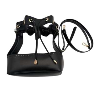 Çanta Aksesuar Torba Model Çanta Yapım Aparatı Siyah Renk Light Gold Metalli