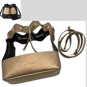 Çanta Aksesuar Torba Model Çanta Yapım Aparatı Gold Renk Light Gold Metalli