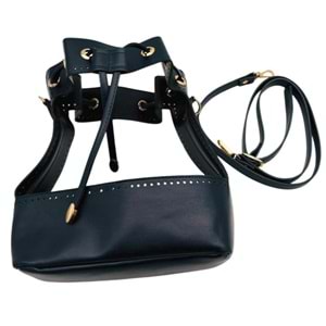 Çanta Aksesuar Torba Model Çanta Yapım Aparatı Lacivert Renk Light Gold Metalli