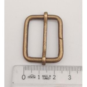 Çanta Aksesuar 2.5x2 Cm Antik Renk Ayarlama Aparatı Sürgüt