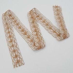 Çanta Aksesuar 4 cm Jüt Şerit Süs 1 metre No:16