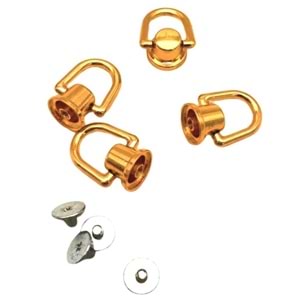 Çanta Aksesuar Light Gold Vidalı Askı Büyük Boy 4 Adet
