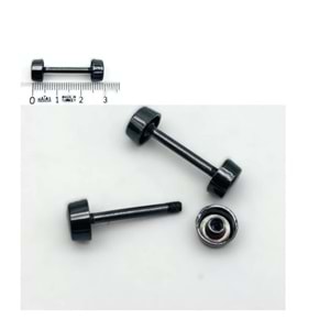 Çanta Aksesuar 3 Cm Vidalı Böce Füme Renk (Halter)