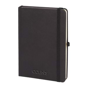 AKDERE SİYAH TARİHLİ AJANDA (15X21 CM)