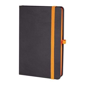 TUNALI TURUNCU TARİHSİZ DEFTER (13X21 CM)