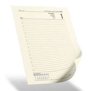 ÇANKAYA FÜME TARİHLİ AJANDA (17X24 CM)