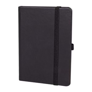 İNCEK SİYAH TARİHSİZ DEFTER (9X14 CM)