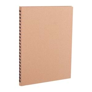 BASINEVLERİ KRAFT SPİRALLİ TARİHSİZ DEFTER (15X21 CM)