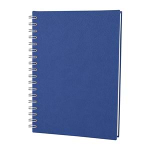 ALTINDAĞ LACİVERT KARELİ SPİRALLİ TARİHSİZ DEFTER (17X24 CM)