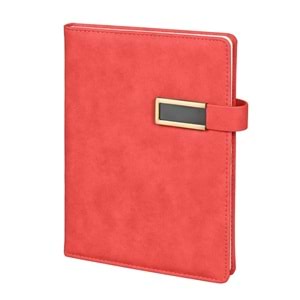 ANAFARTALAR KIRMIZI TARİHSİZ DEFTER (15X21 CM)