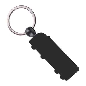 YOLDAŞ SİYAH TEK YÖN METAL ANAHTARLIK