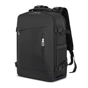 GEZGİN SİYAH LAPTOP BÖLMELİ SIRT ÇANTASI