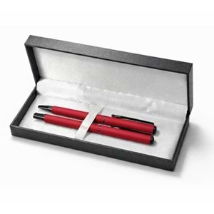 SUNGURLU KIRMIZI İKİLİ KALEM SETİ