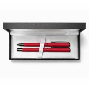 SUNGURLU KIRMIZI İKİLİ KALEM SETİ