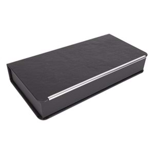 TOKAT SİYAH İKİLİ KALEM KUTUSU