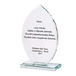 ULAŞ KRİSTAL PLAKET