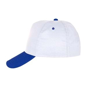 PAPATYA BEYAZ-SAKS MAVİ POLYESTER ŞAPKA