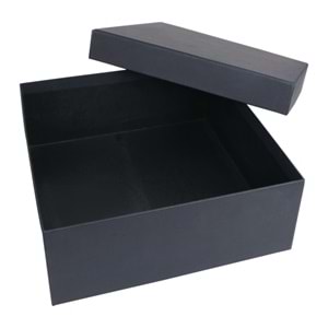 SEDİR SİYAH GEÇME KAPAK KUTU (30X30X10 CM)