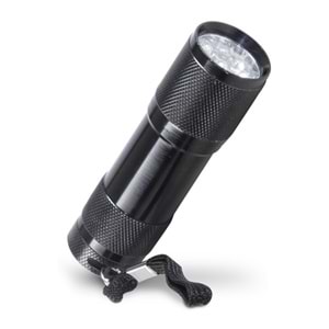 KANARYA SİYAH 9 LED EL FENERİ