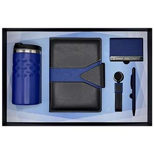 POYRAZ LACİVERT HEDİYELİK SET