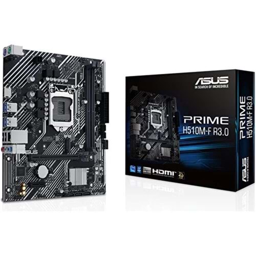 Asus Prıme H510M-F R3.0 Intel H470 LGA1200 Ddr4 3200 HDMI M2 Anakart