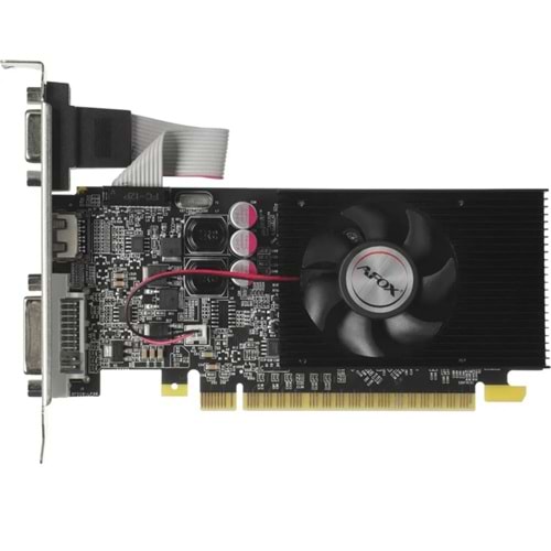 Afox Geforce Gt610 2gb Ddr3 64bit AF610-2048D3L5-V3 DVI HDMI VGA LP Single Fan Ekran Kartı