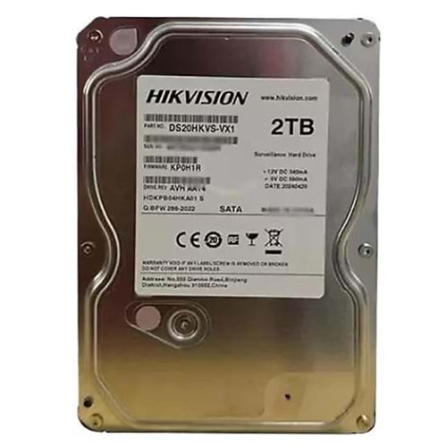 Hikvision 2TB DS20HKVS-VX1 128MB 5400RPM Sata 3.5