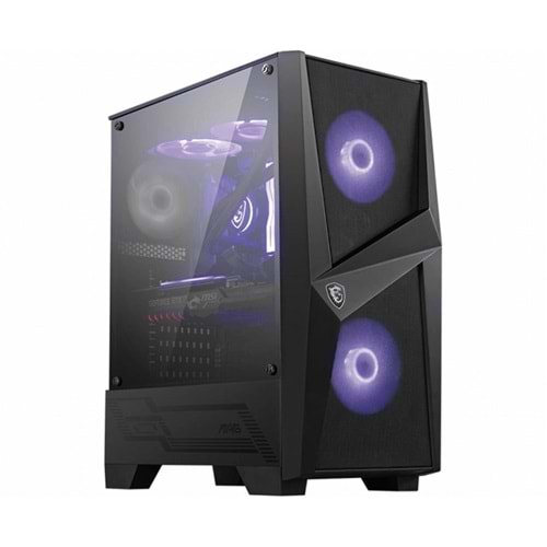 Msi Mag Forge 120A B65 650W 80+Bronz 6x120mm Auto RGB Fan Temperli Cam ATX Kasa