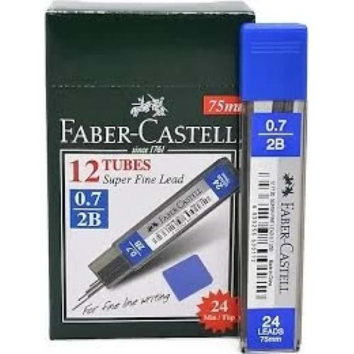 Faber-Castell Min Süper Fine Lead 2B 75 mm 0.7 mm 5090127720 (1 Adet)