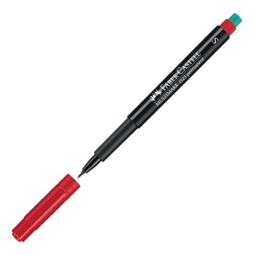 Faber-Castell Asetat Kalemi Permanent S Seri Kırmızı 15 23 21 (1 Adet)