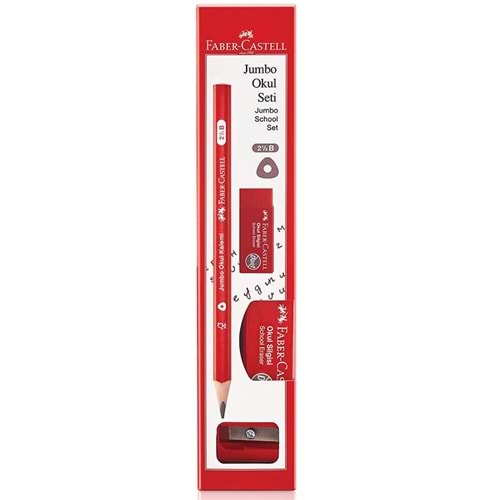 Faber-Castell Kurşun Kalem Jumbo Okul Kalemi Seti