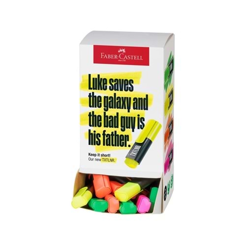 Faber-Castell Mini Textliner,karton Stant,neon,60 Lı