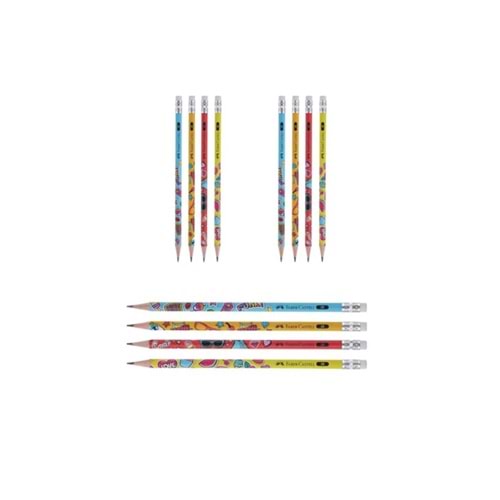 Faber-Castell Kurşun Kalem Silg Popart 2B (1 Adet)