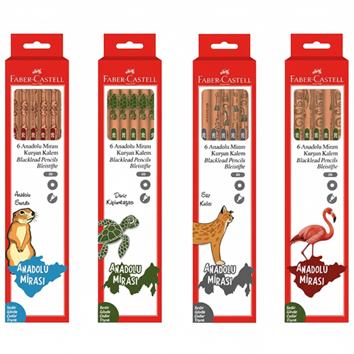 Faber-Castell Anadolu Mirası 2B Kurşun Kalem (1 Adet)