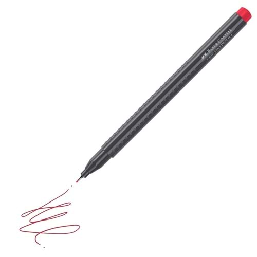 Faber-Castell Finepen Grip 0,4 Mm Lal Kırmızı 5020151626000 (1 Adet)