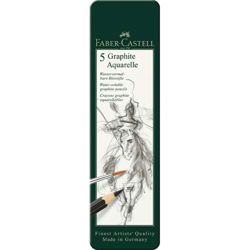 Faber-Castell Çizim Kalemi Grafit Aqr. 5 Li Metal Kt. 5160117805000