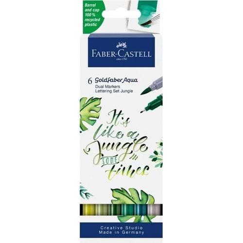 Faber-Castell Markör Aqua Çift Uç X6 Jng 5188164517000
