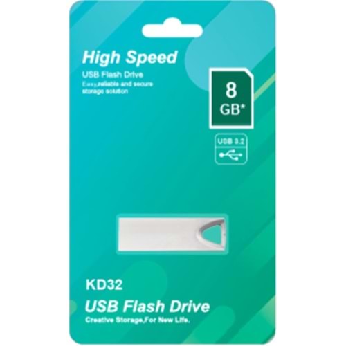 Elba 8GB Metal 3.2 USB Flash Bellek