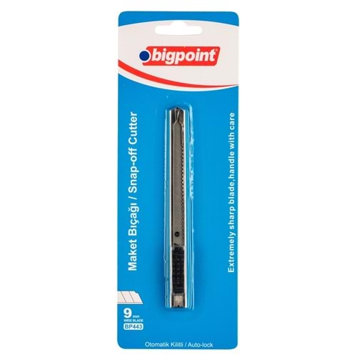 Bigpoint Maket Bıçağı Dar Metal Cep Tipi BP443 (1 Adet)