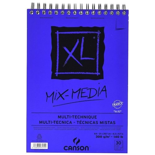 Canson Bloknot Çok Amaçlı XL 30 Syf 300 GR A4 200807215