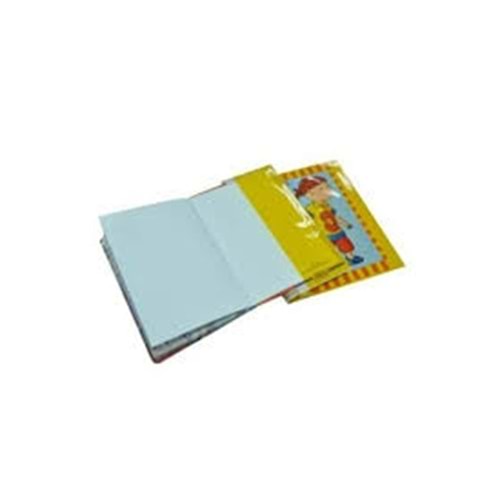 Alfa Hazır Kaplık Defter Kabı Caillou Simli A4 (1 Adet)