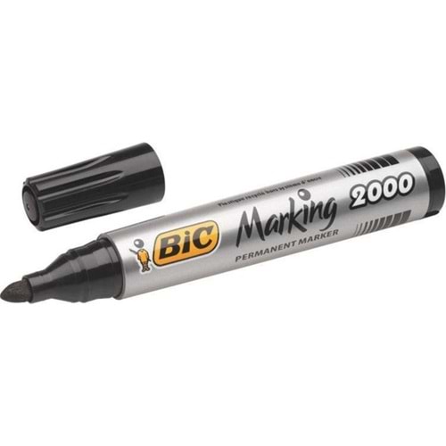 Bic Markör Permanent 1.7 MM Yuvarlak Uçlu Siyah 2000 09 (1 Adet)